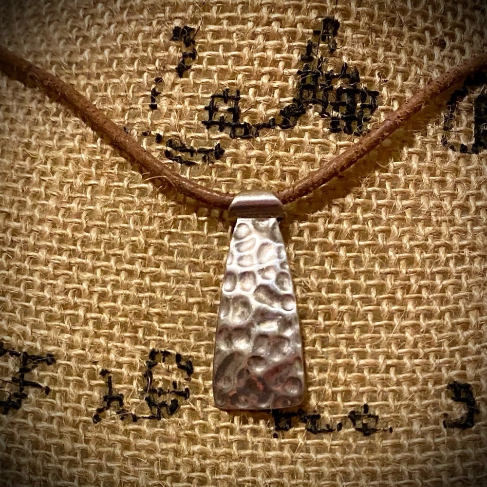 Silpada Sterling Silver Hammered Finish Pendant